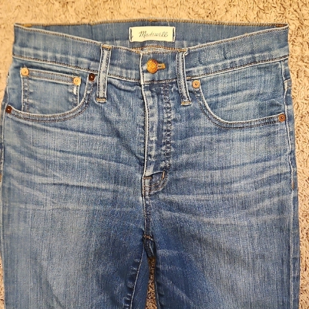 Madwell Cali Demi Boot Deconstructed Hem Jeans - Picture 6 of 12